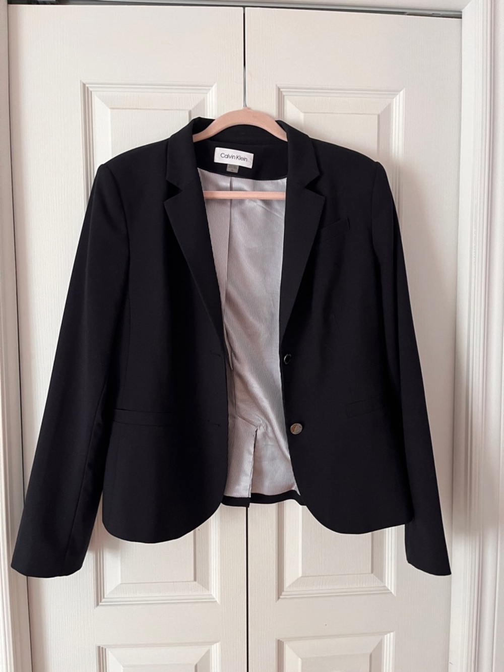 Calvin Klein Black Tailored Women’s Blazer size 14